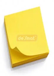 Super Sticky Notes Pad, 50.8 x 76.2 mm, Yellow (231Y)