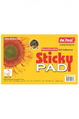 Super Sticky Notes Pad, 100 x 75 mm, Yellow (341Y)