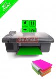 A4 Fluorescent Green Label Sheets, 75 Sheets (A4STCG75S)