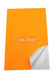 A4 Fluorescent Orange Label Sheets, 75 Sheets (A4STCO75S)