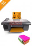 A4 Fluorescent Orange Label Sheets, 75 Sheets (A4STCO75S)
