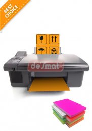 A4 Fluorescent Orange Label Sheets, 75 Sheets (A4STCO75S)