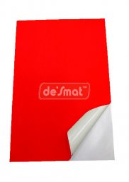 A4 Fluorescent Red Label Sheets, 75 Sheets (A4STCR75S)