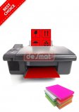 A4 Fluorescent Red Label Sheets, 75 Sheets (A4STCR75S)