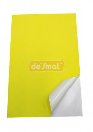 A4 Fluorescent Yellow Label Sheets, 75 Sheets (A4STCY75S)
