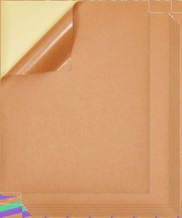A4 Kraft Paper Label Sheets, 80 Sheets (A4STK-80S)