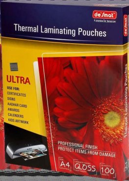 Lamination Pouch 225 x 310 mm, 80 Micron (HLFP80A4-GREEN)