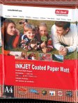 A4 Matt Inkjet Paper, 90 GSM, 100 Sheets (A4CPi90-100S)