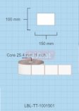 Thermal Transfer Label Roll, 100 x 150 mm, 1 Across (LBL-TT-1001501)
