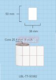 Thermal Transfer Label Roll, 50 x 38 mm, 2 Across (LBL-TT-50382)