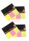 3-Colour Fluorescent Sticky Markers, 25 x 76 mm, 40 Sheets (PM31340S)