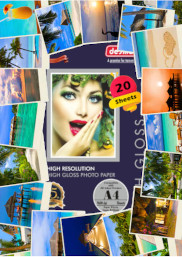 A4 Gloss Inkjet Photo Paper, 115 GSM, 20 Sheets (A4PG115-20S)
