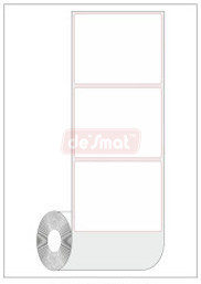 Thermal Transfer Label Roll, 100 x 100 mm, 1 Across (LBL-TT-1001001)