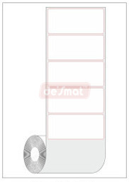 Thermal Transfer Label Roll, 100 x 50 mm, 1 Across (LBL-TT-100501)