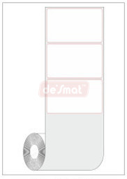 Thermal Transfer Label Roll, 100 x 75 mm, 1 Across (LBL-TT-100751)