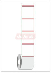 Thermal Transfer Label Roll, 50 x 50 mm, 1 Across (LBL-TT-50501)