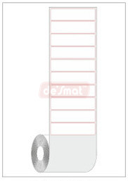 Thermal Transfer Label Roll, 75 x 25 mm, 1 Across (LBL-TT-75251)