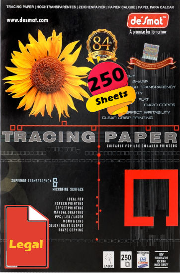 Legal Tracing Paper, 250 Sheets (LSLPTIP-250S)