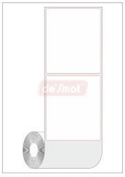 Synthetic Label Roll, 25 x 25 mm, 2 Across (LBL-SYN-25252-3000)