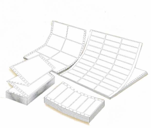 Dot Matrix Labels 52 x 19 mm, Two Across, 5,000L (52192-5000L)